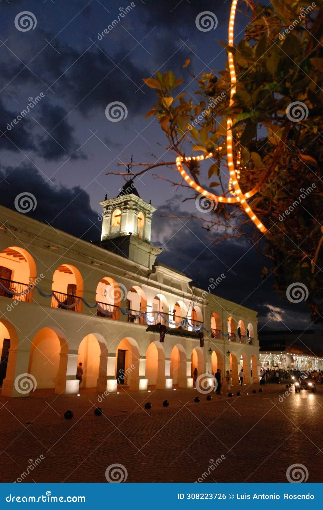 historic arquitecture of cabildo de salta 19th century arqentina