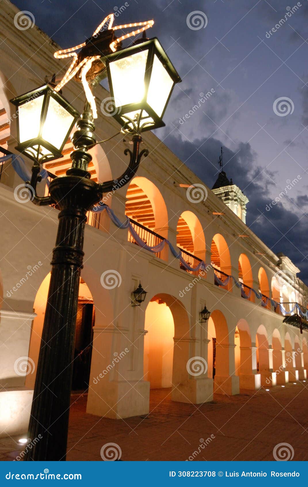 historic arquitecture of cabildo de salta 19th century arqentina