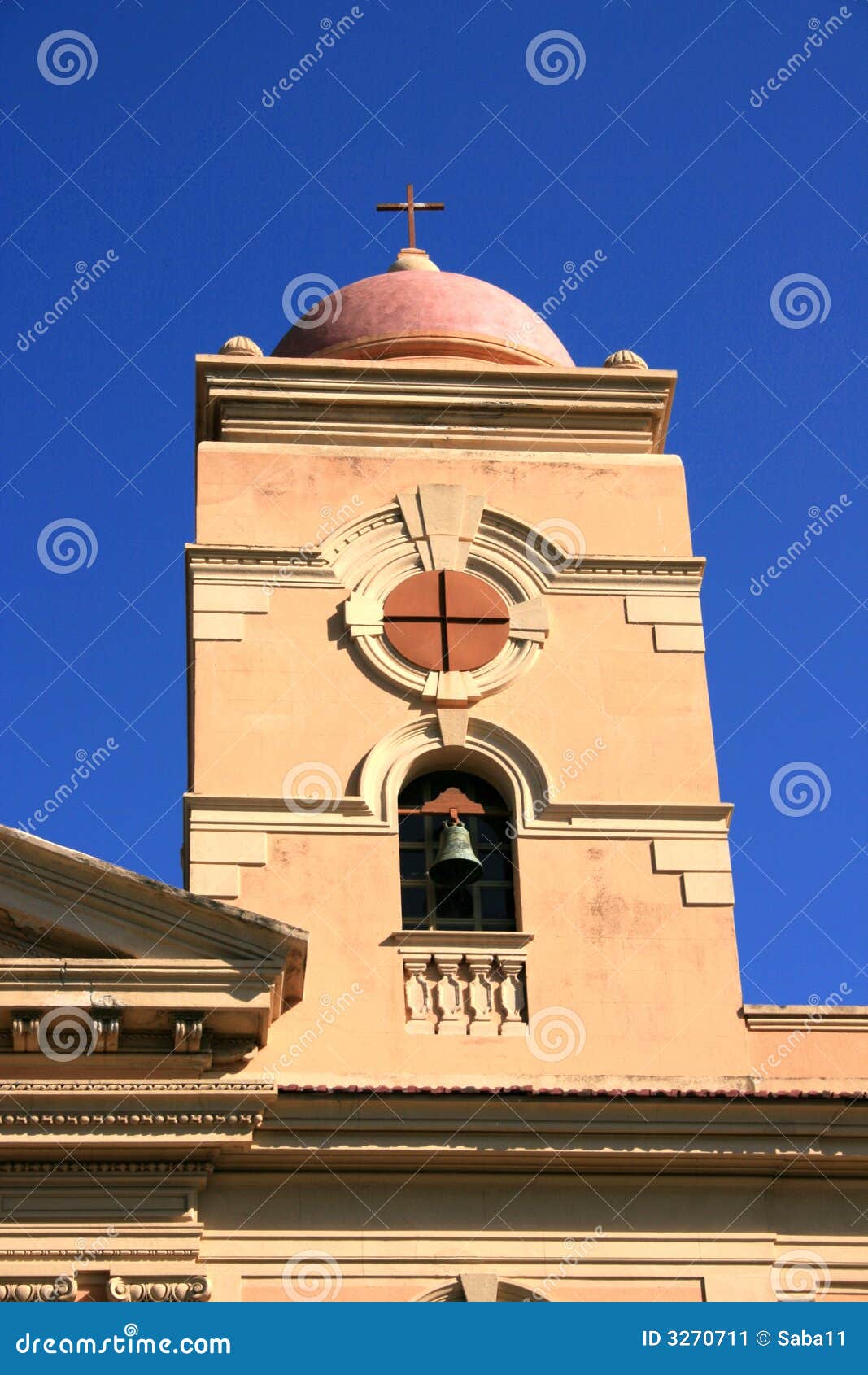 Historic bell tower detail stock image. Image of italy 3270711