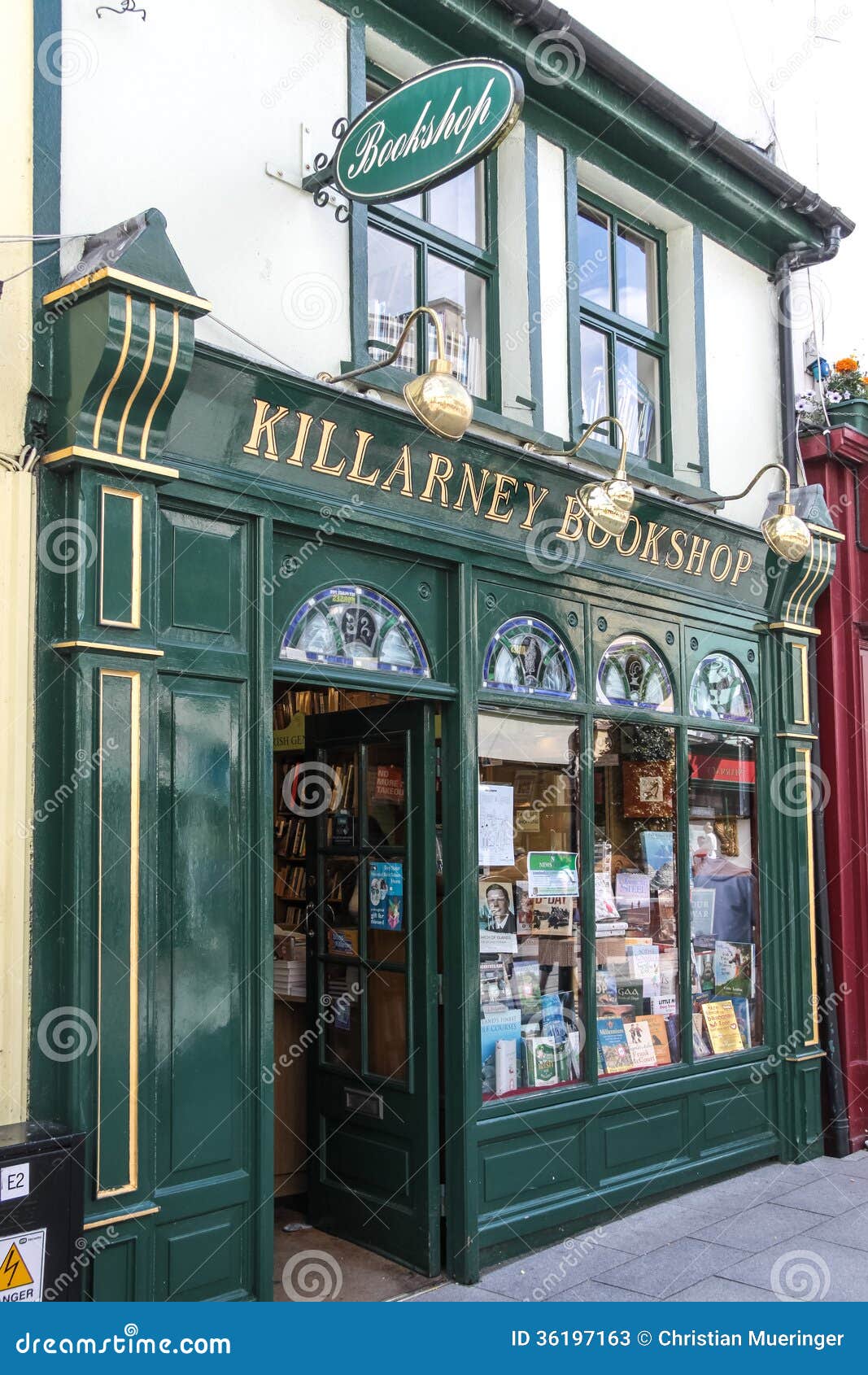 Historic bookstore editorial stock photo. Image of killarney 36197163