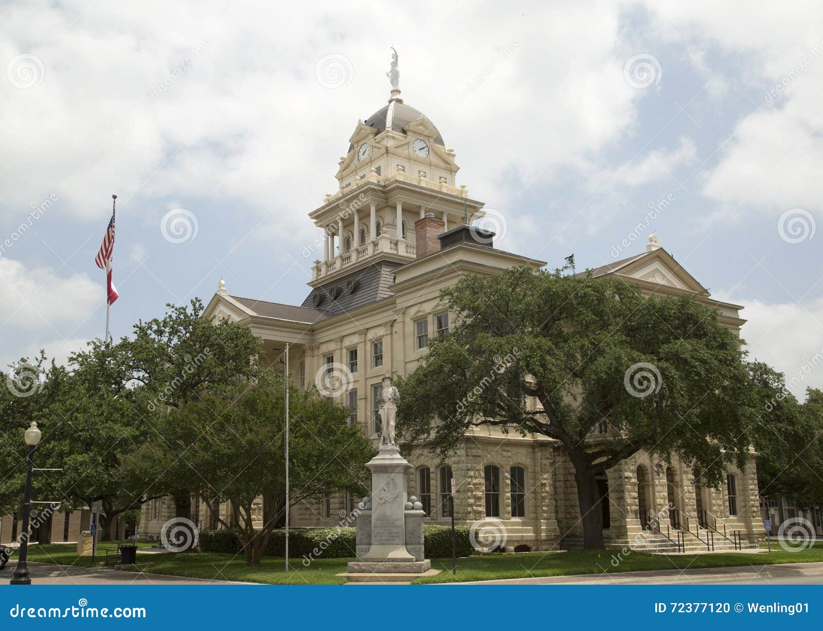 Historic Building Bell County Courthouse TX Stock Photo Image of