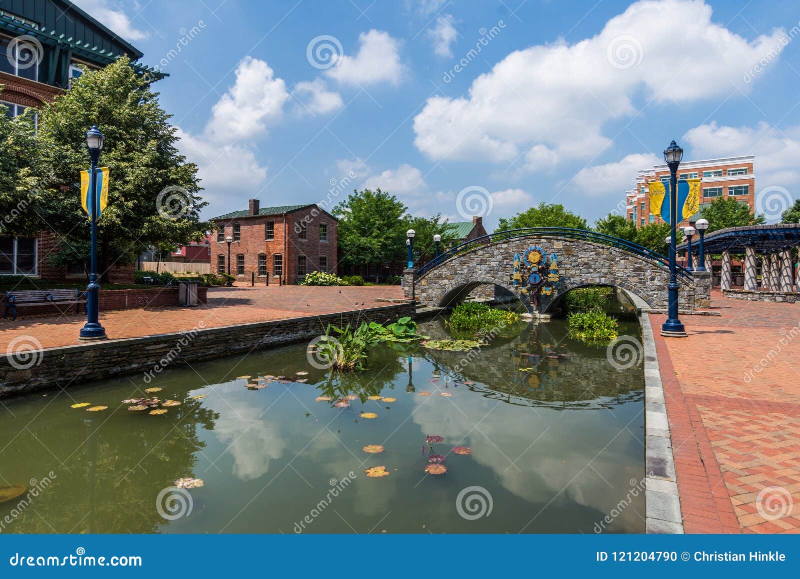 historic building in downtown frederick maryland in the corroll