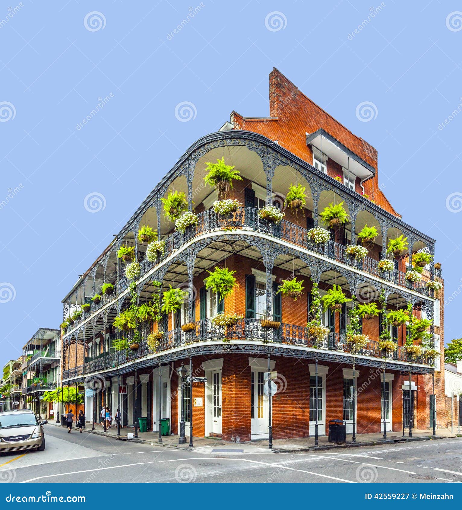 Historic Building In The French Quarter In New Orleans Editorial