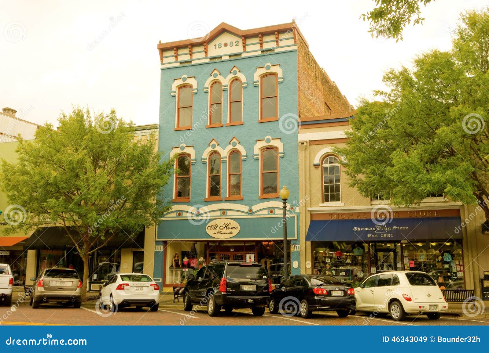 An Historic Building in Georgia Editorial Stock Image - Image of