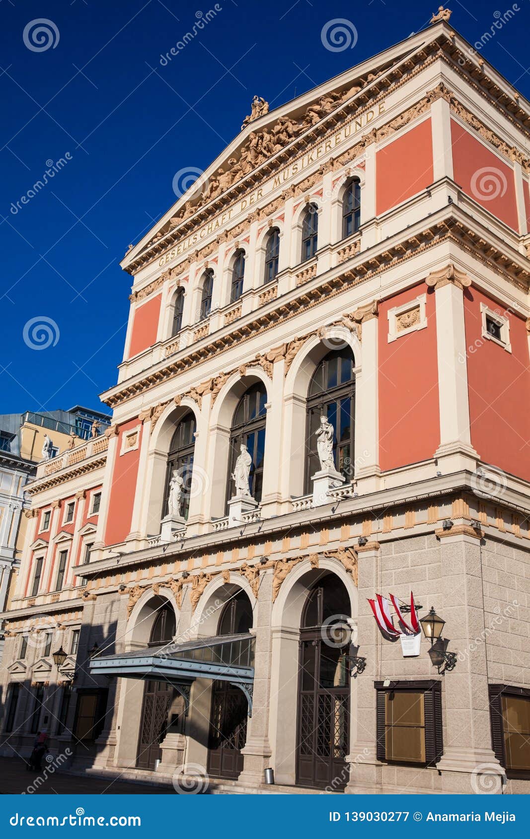 historic building of the wiener musikverein inaugurated on january of 1870