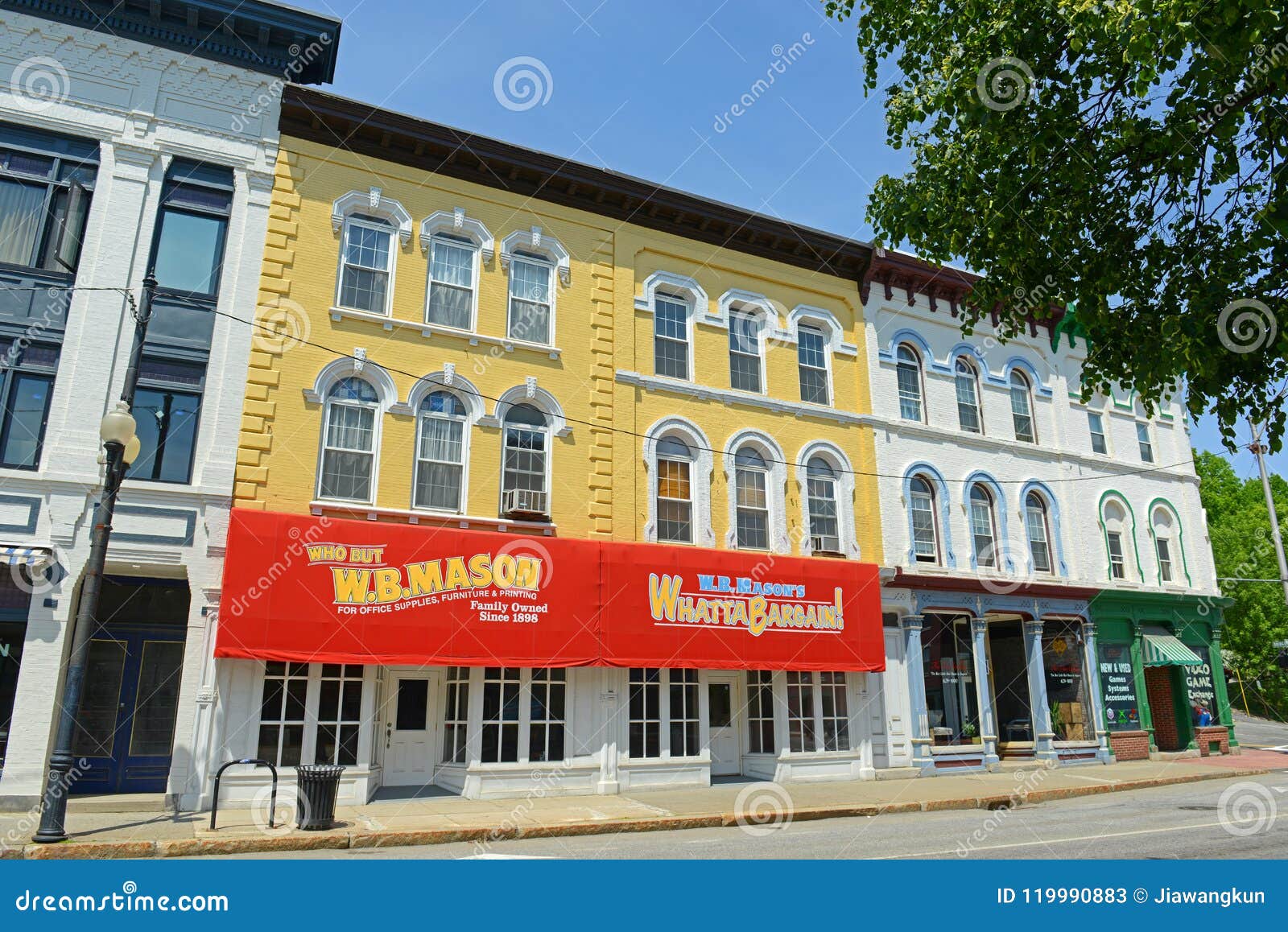 Historic Buildings In Augusta Me Usa Editorial Stock Photo