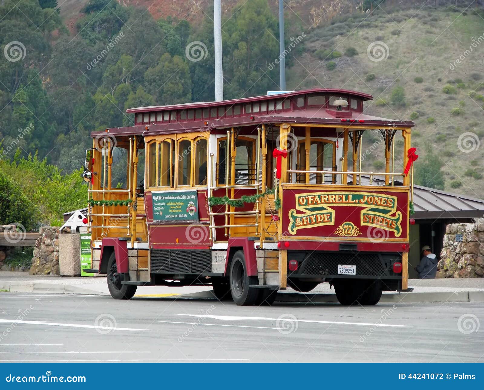 Historic Cable Car in San Francisco Stock Photo