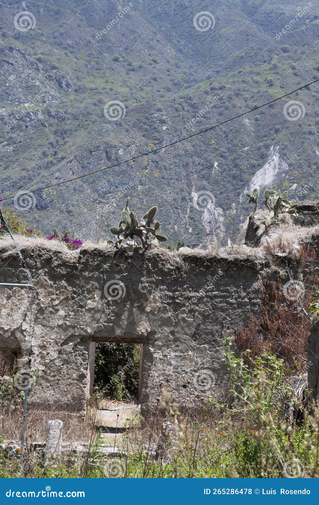 casa hacienda de yaca from the abandoned and dilapidated sugar industry 20th century adobe building anbancay peru