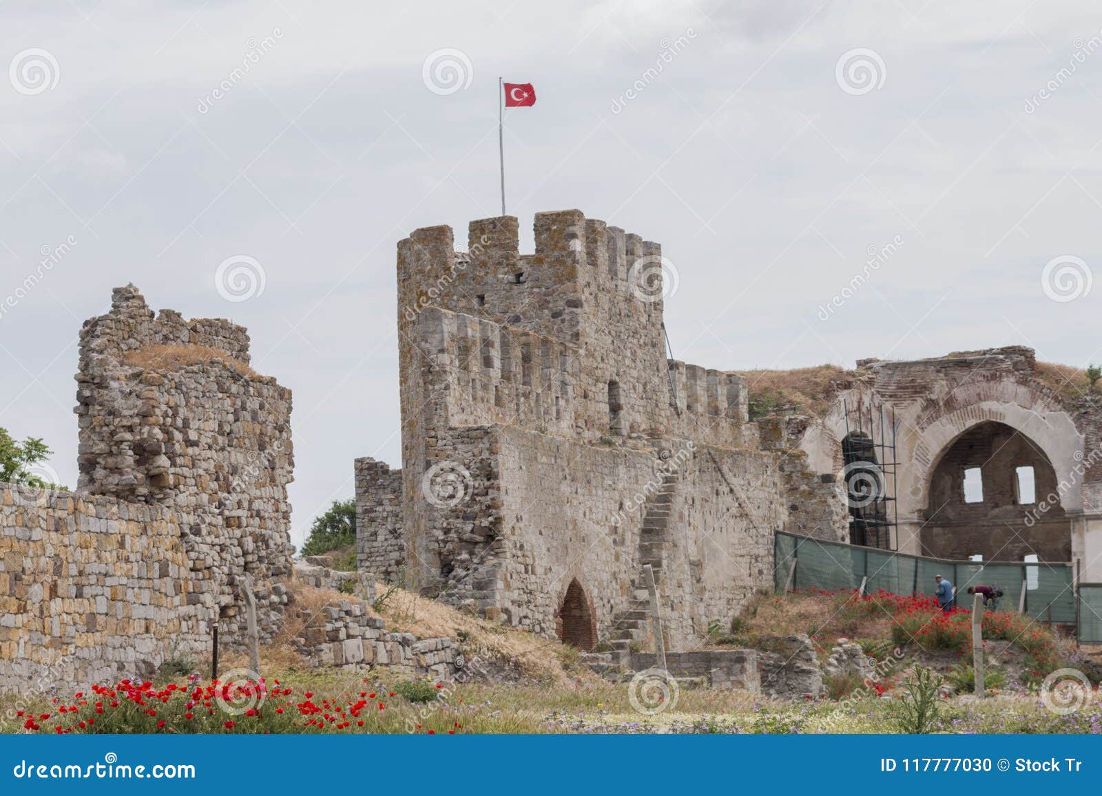 historic castle in the enez
