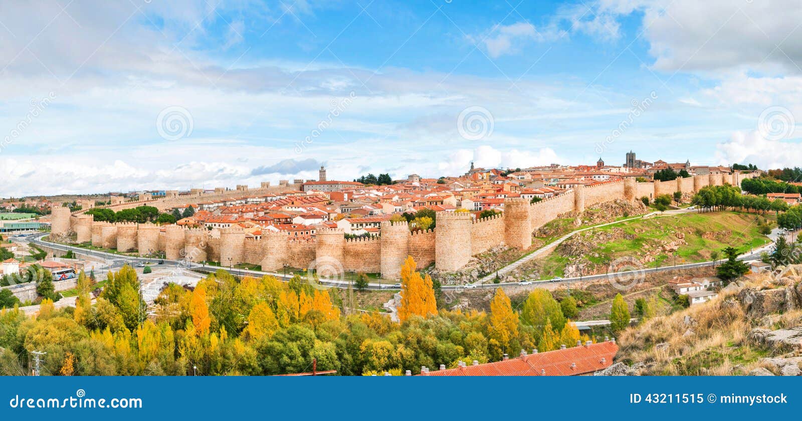 historic city of avila, castilla y leon, spain