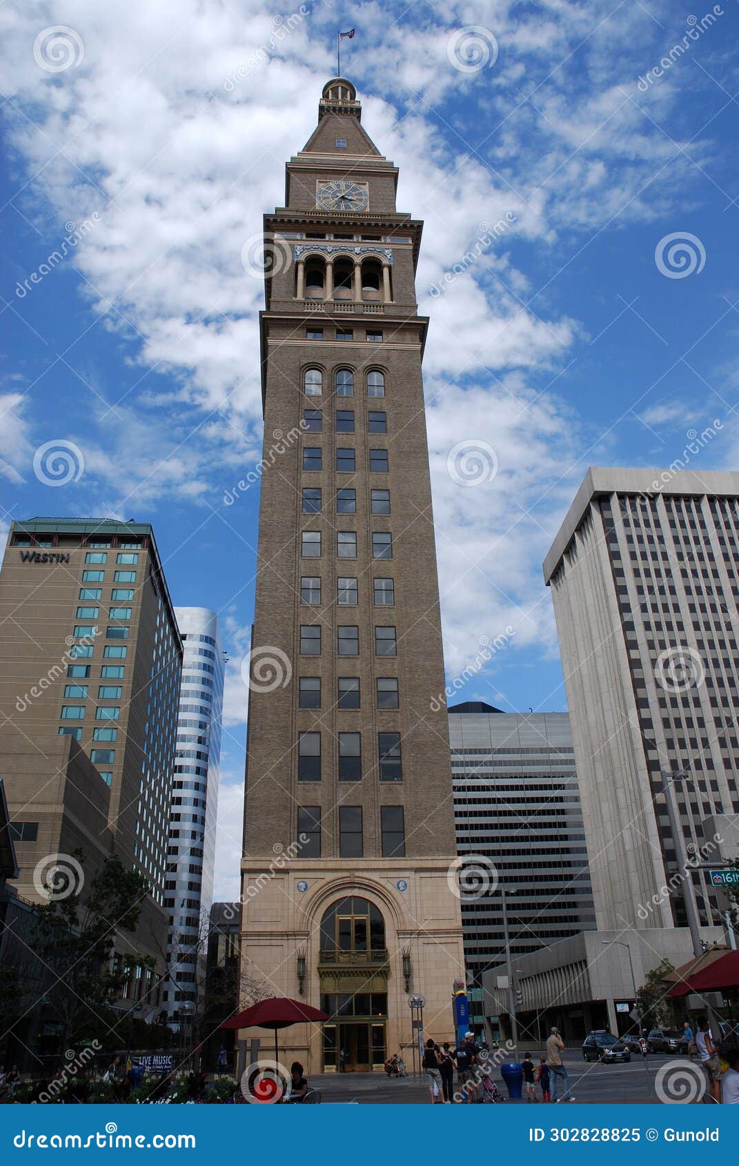 Historic Clock Tower in Denver, Colorado Editorial Image Image of