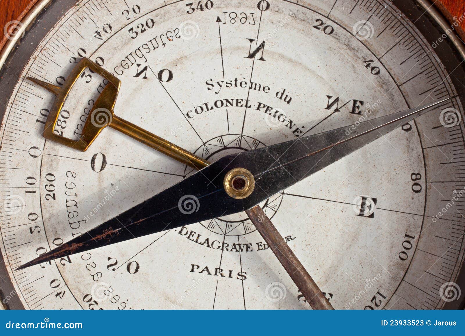 Historic compass stock image. Image of orientation, direction 23933523