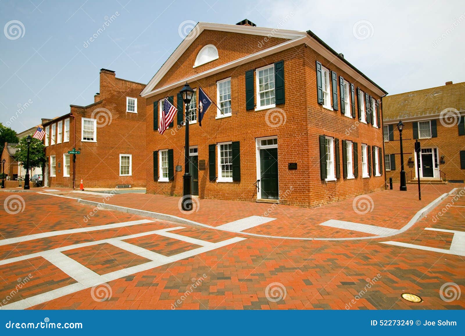 historic district of charlottesville, virginia, home of president thomas jefferson