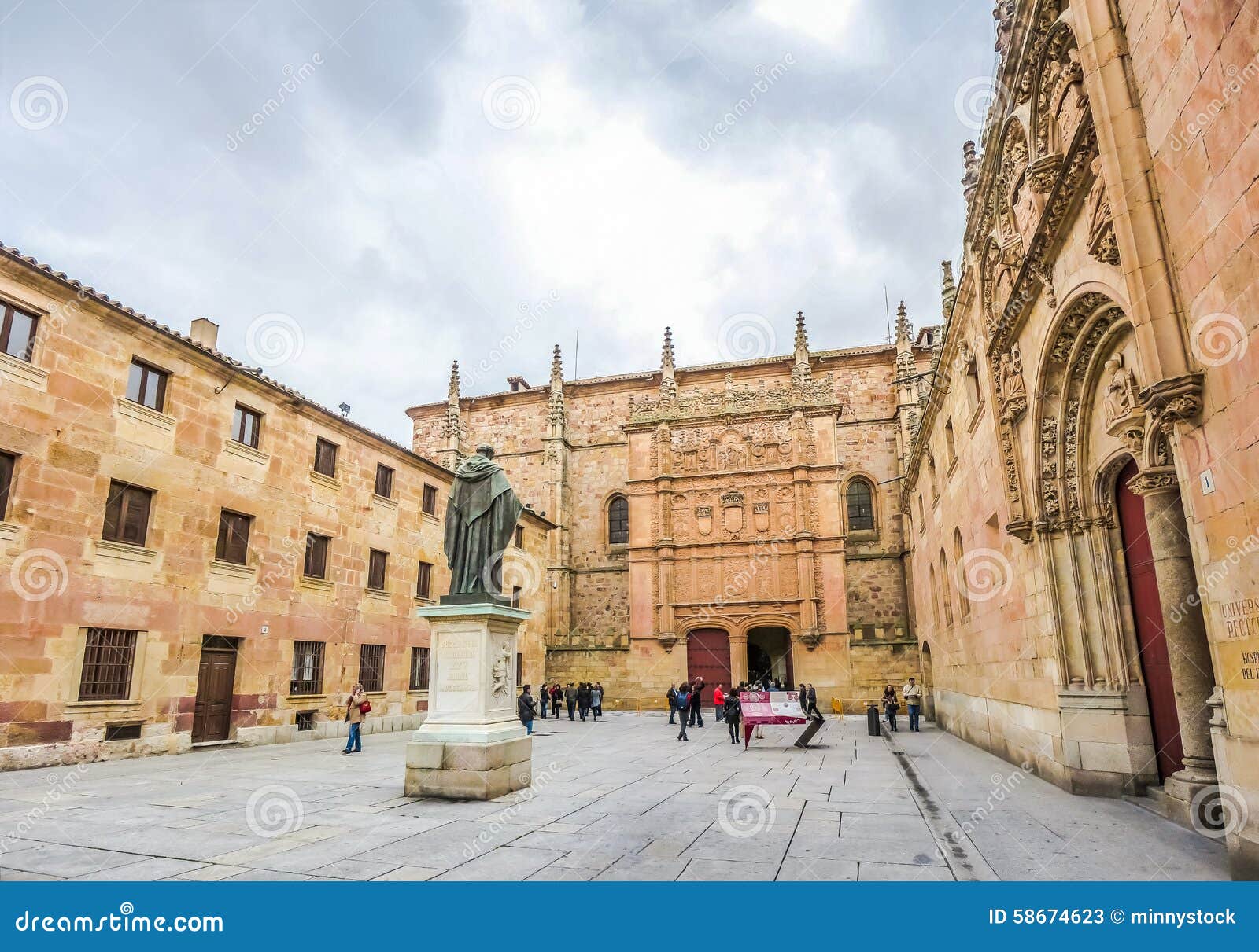 historic and famous university of salamanca, castilla y leon, spain