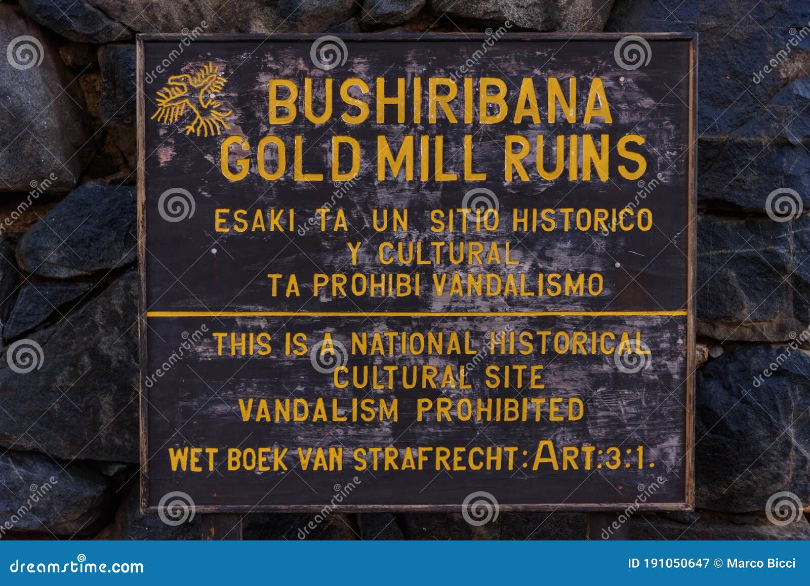 Historic Gold Mill in Aruba Editorial Photography Image of landmark