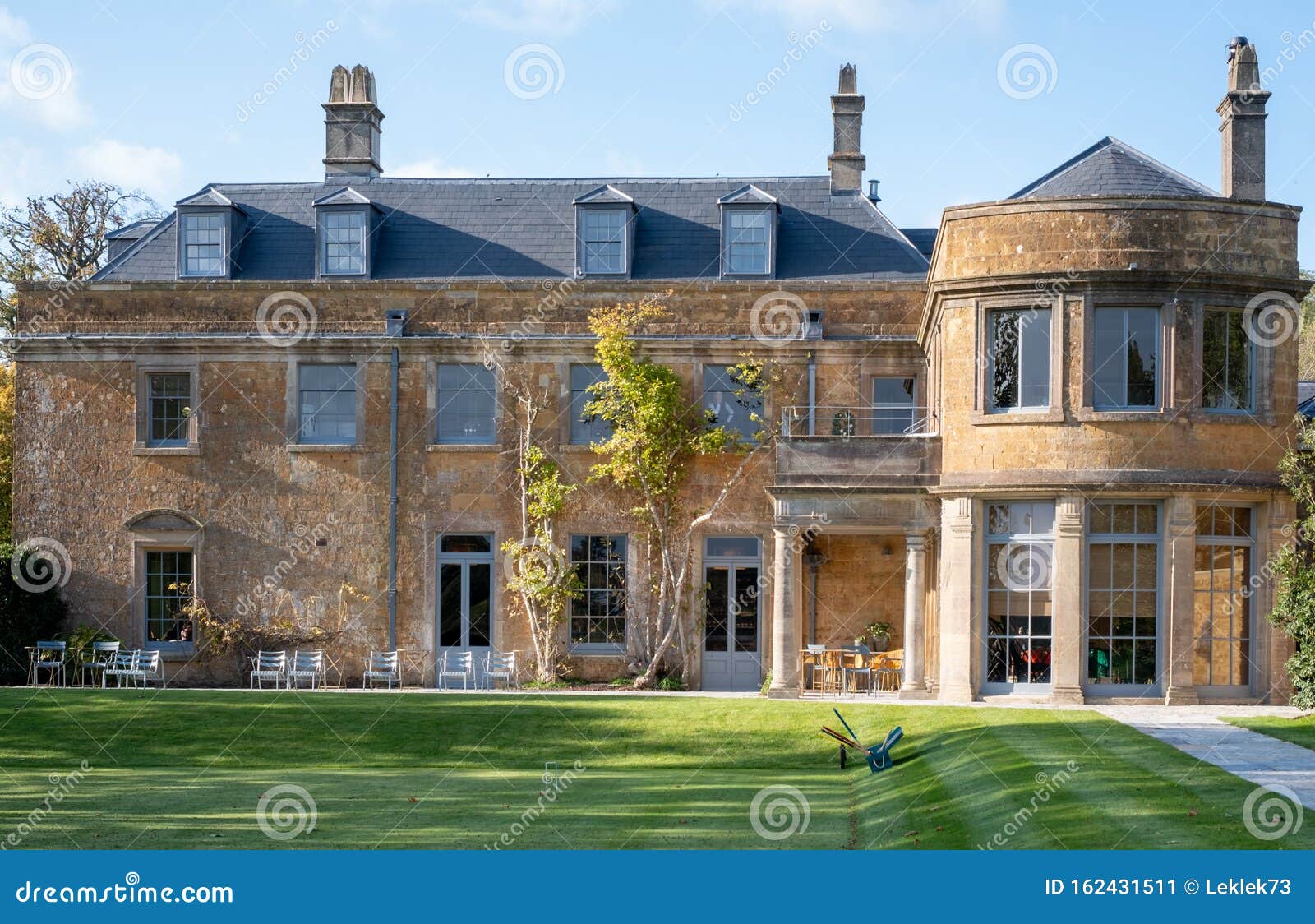 historic hadspen house set in a country estate, now transformed into boutique hotel the newt in somerset, uk