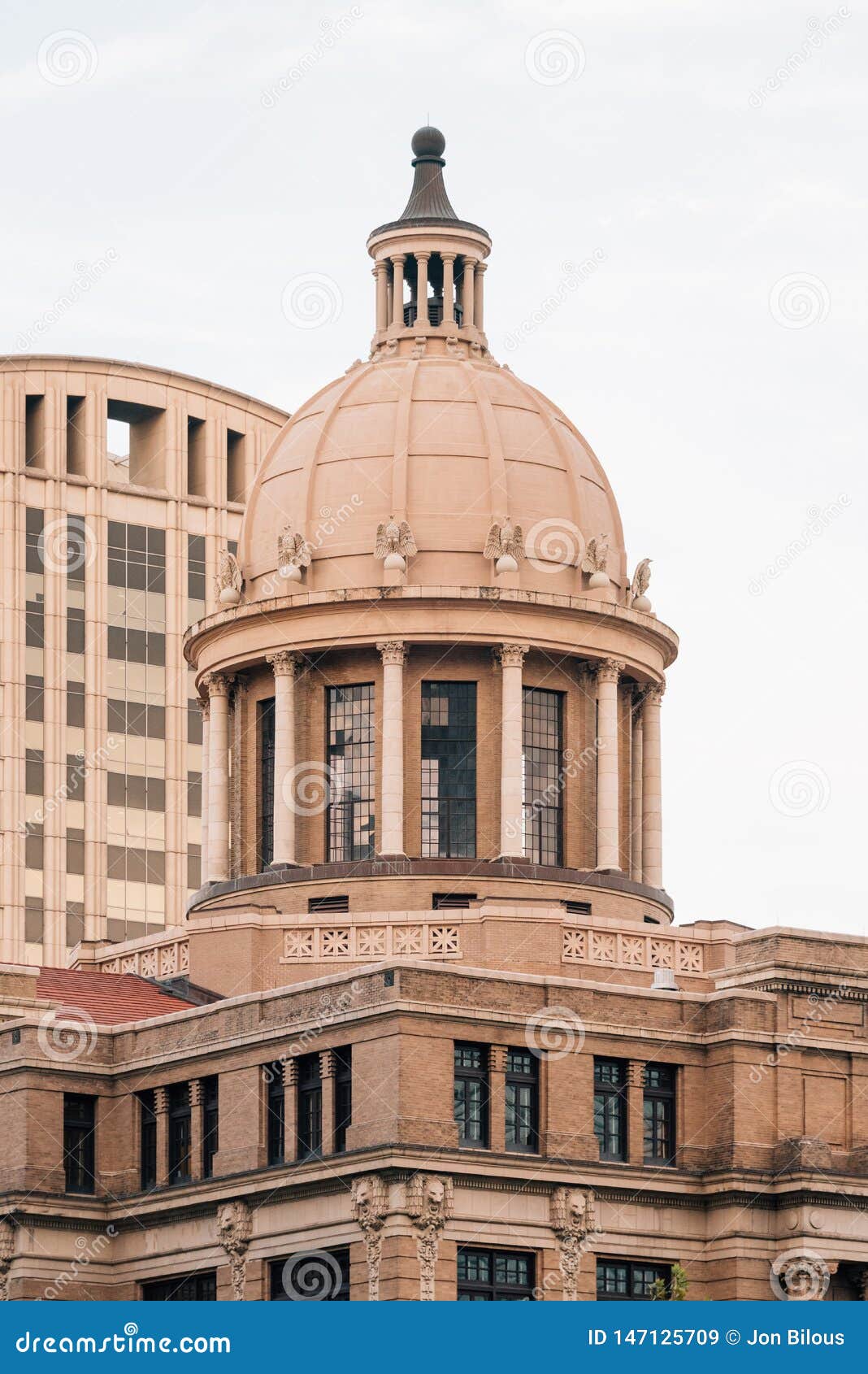 The Historic 1910 Harris County Courthouse, in Downtown Houston, Texas