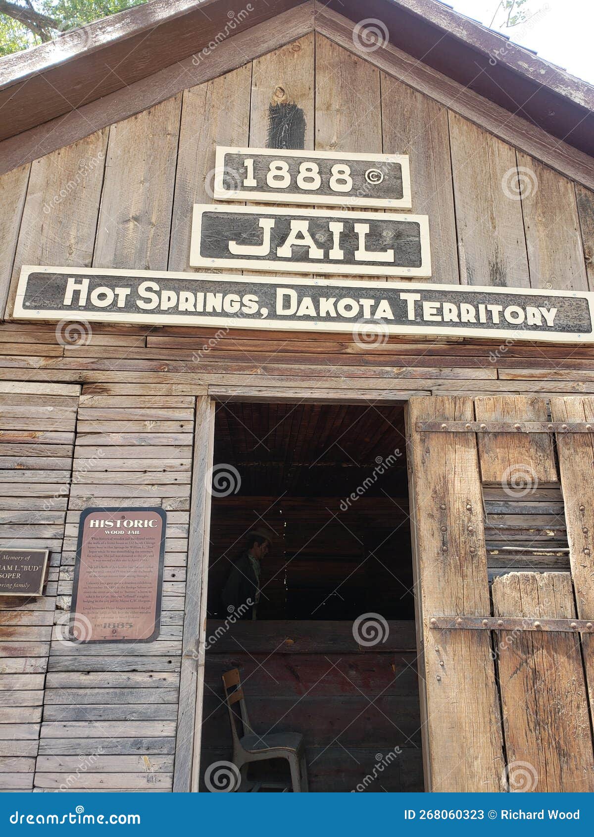 Mellette County South Dakota Jail Records Historic Jail, Hot Springs, South Dakota Editorial Stock Photo - Image