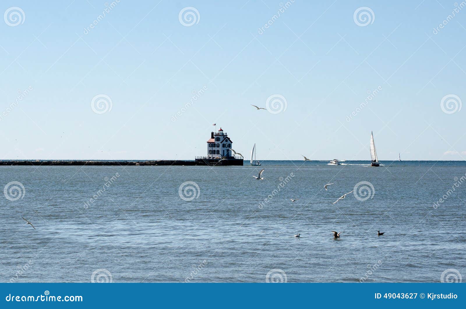 historic lighthouse located in ohio.