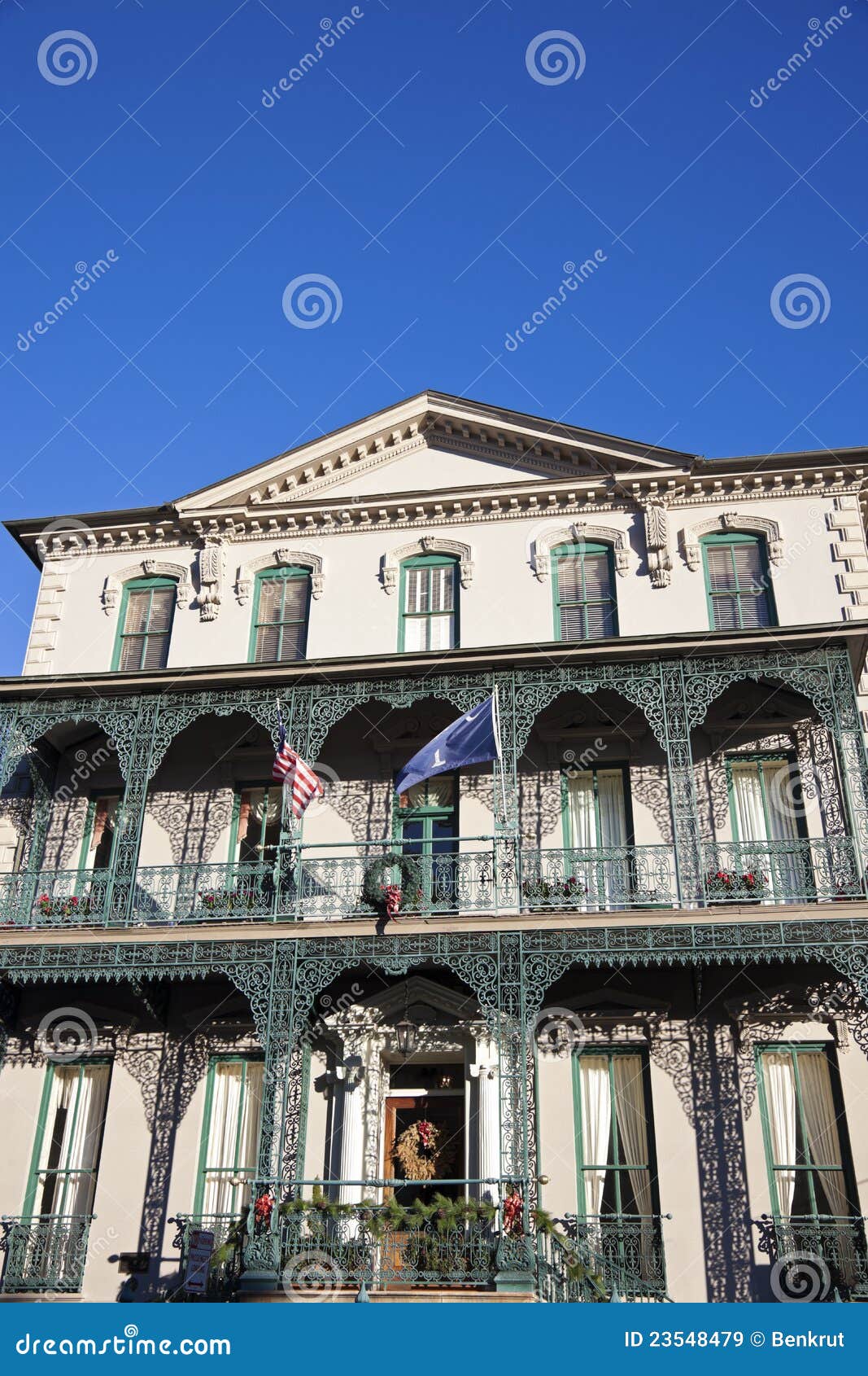 Historic Mansion in Charleston Stock Image Image of travel, city