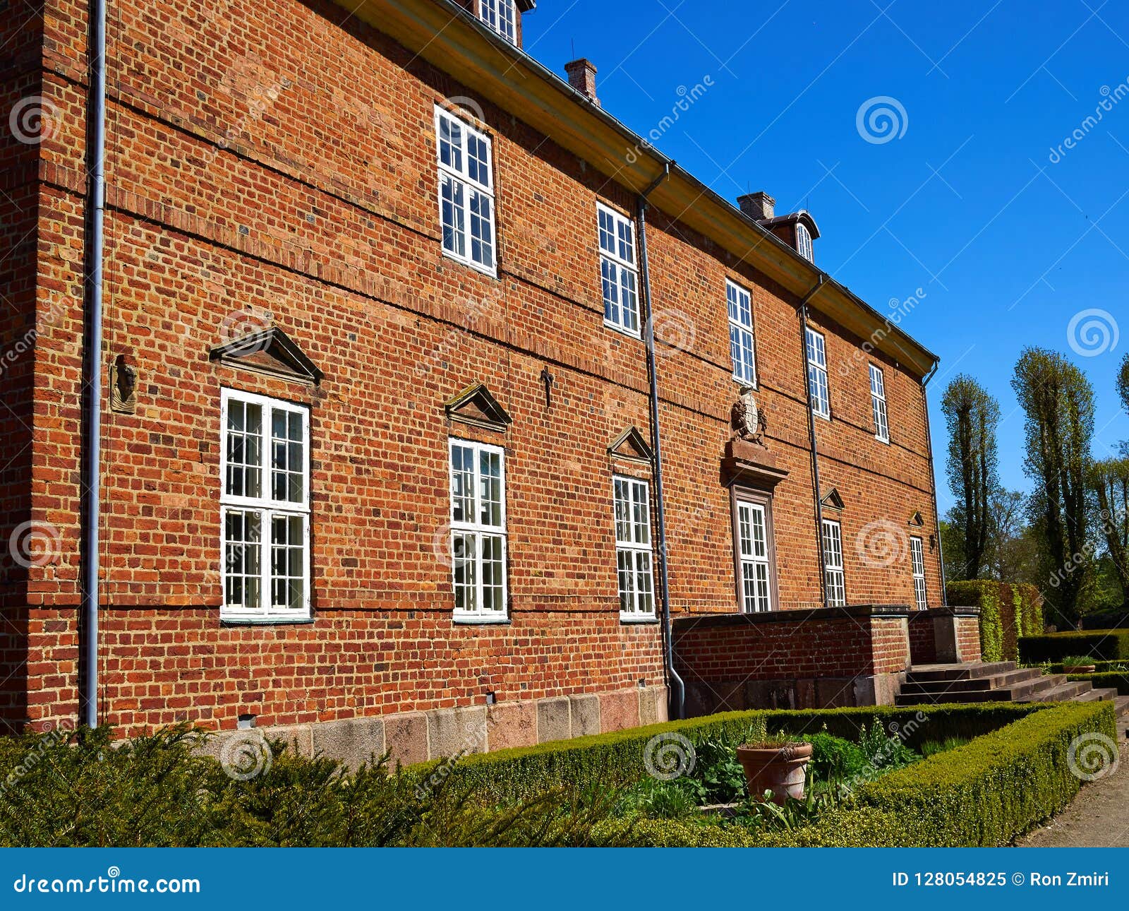 historic mansion house on fyn funen island denmark