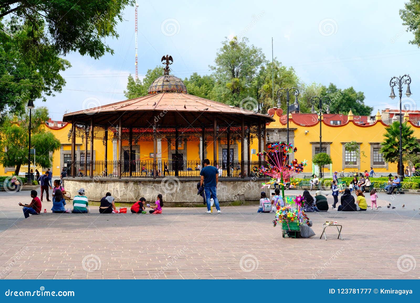 The Historic Neighborhood Of Coyoacan In Mexico City Editorial Photography Image Of Attraction Building 123781777