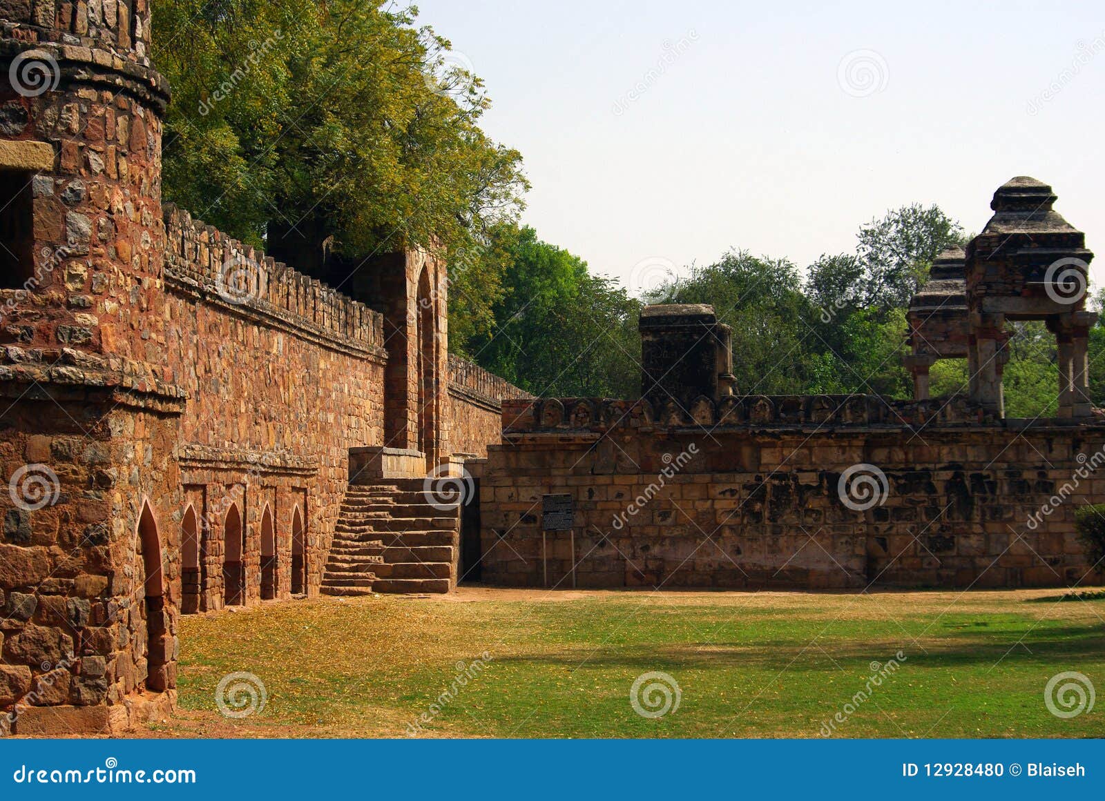 Historic Pavilion, Lodhi Park, Delhi Stock Photo Image of palace