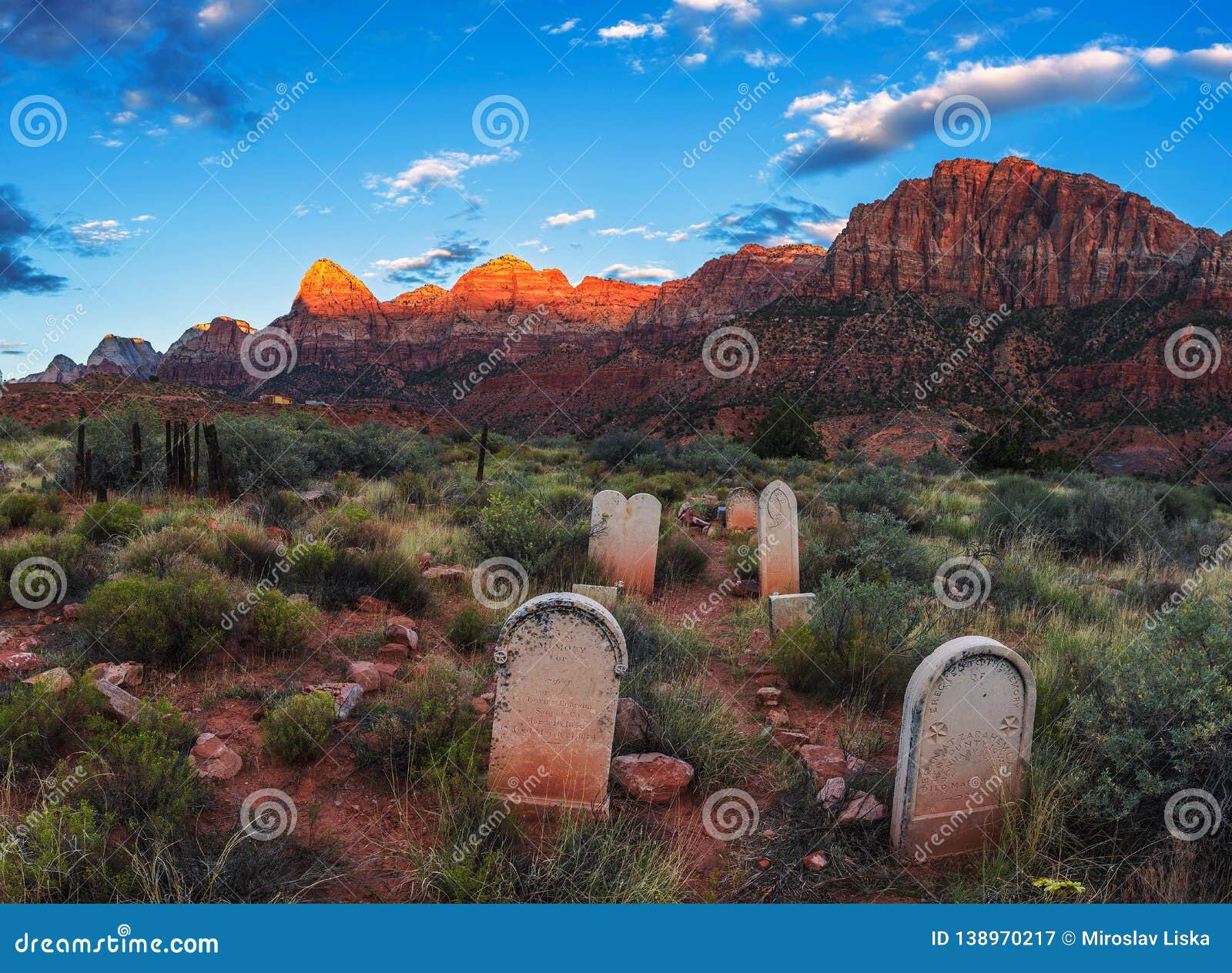 historic pioneer cemetery in springdale, utah Coloso