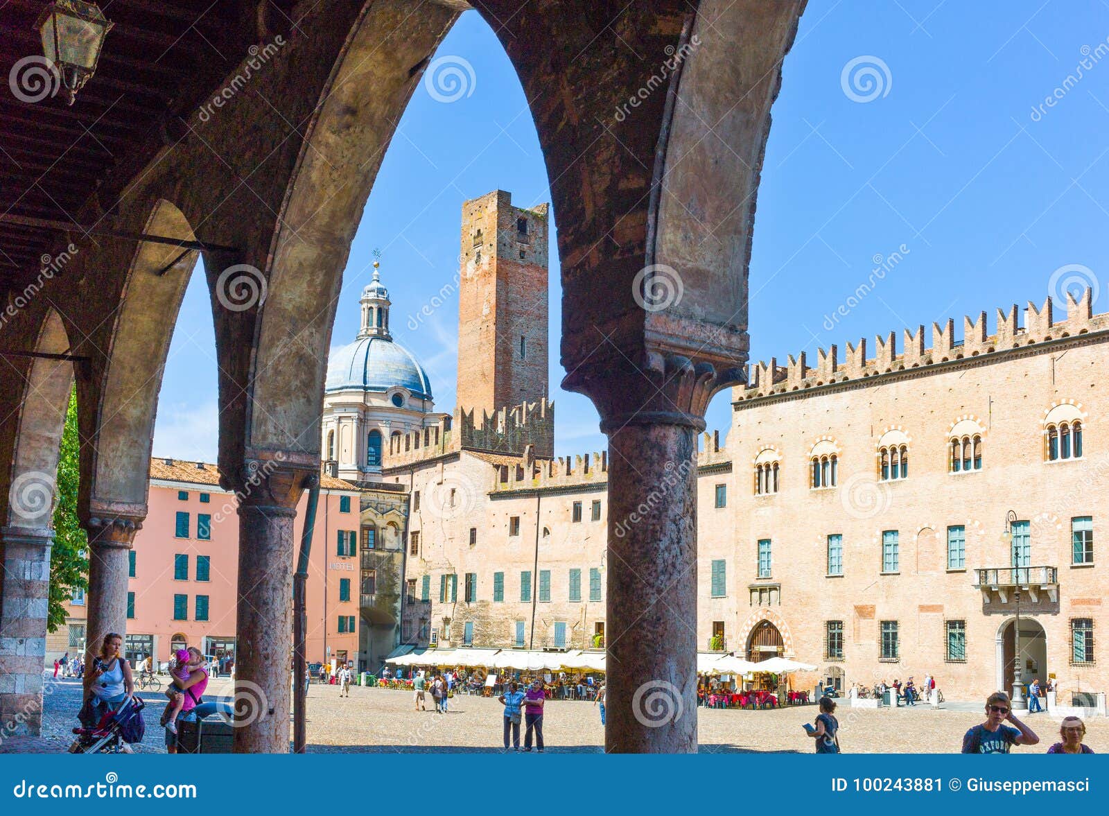 The Historic Places Of Mantova Editorial Photo - Image of