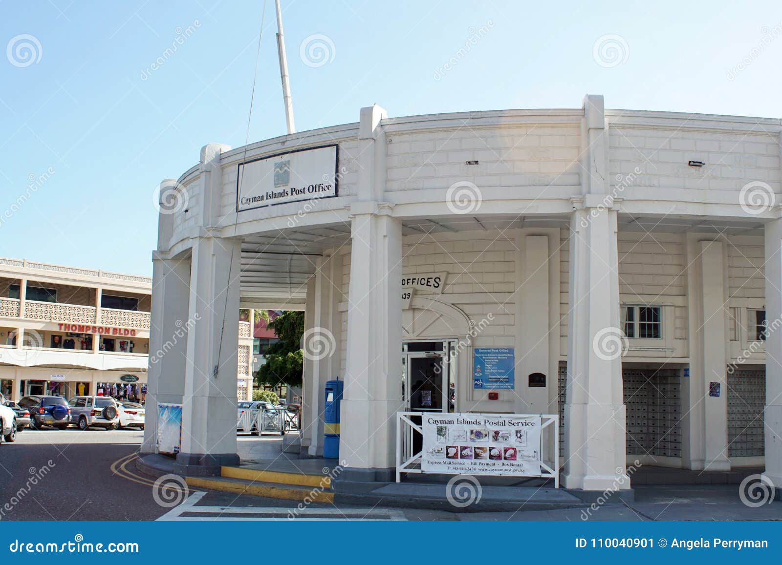 Historic Post Office Building on Grand Cayman Editorial Photo Image
