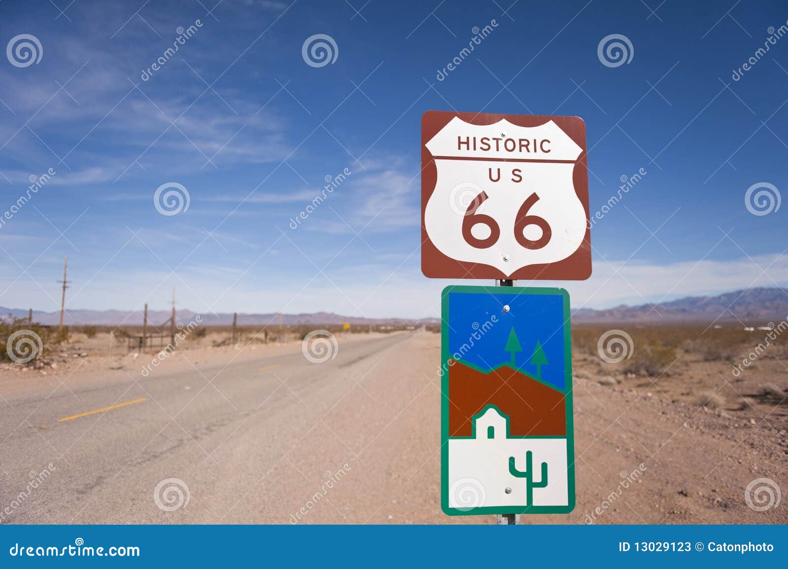 Historic Route 66 Stock Photo | CartoonDealer.com #10850622