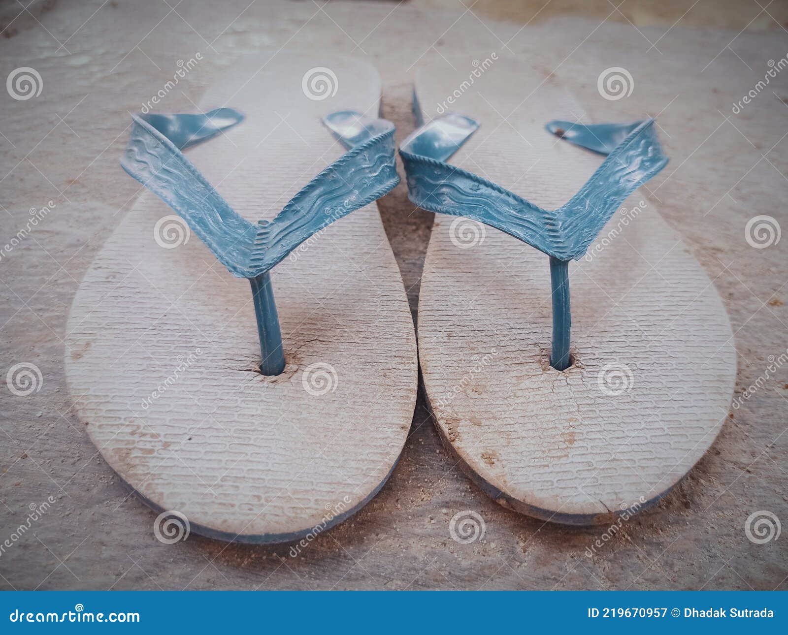 Historic Sandals, Used by Old Man in Indonesia Stock Image - Image of ...