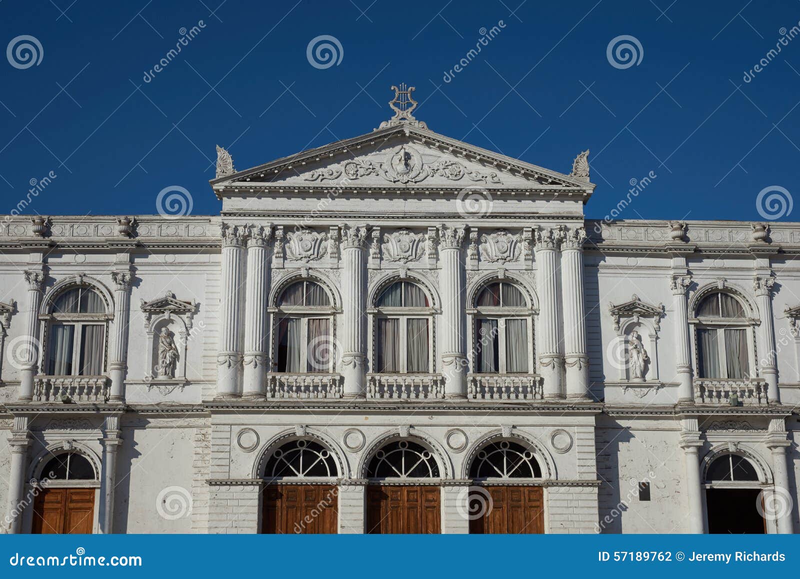 historic theatre in iquique