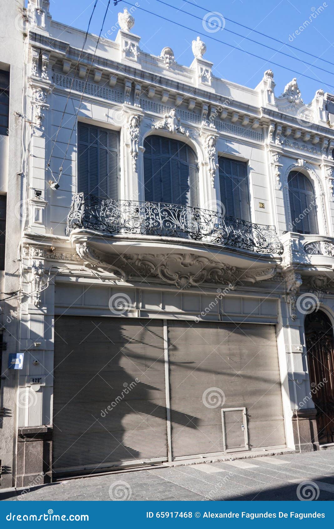 Historical Building in Montevideo Uruguay Editorial Stock Photo Image