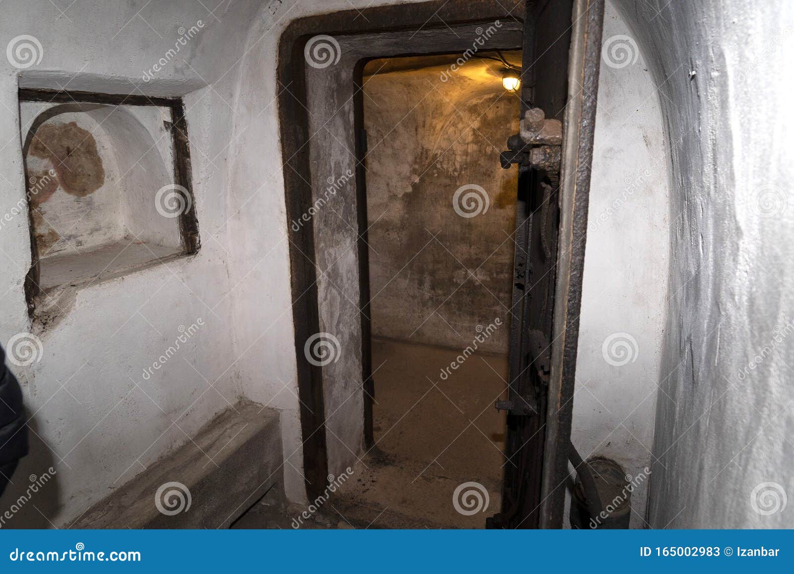 historical bunker antigas door in rome