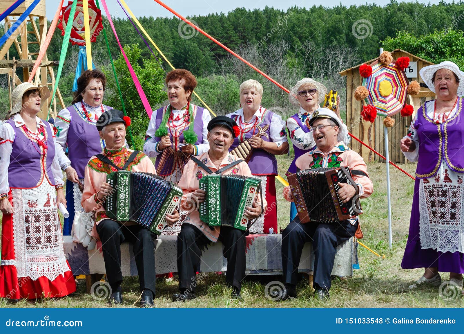 Historical Festival Shadrinsk City, Russia June 25, 2017. Performance ...