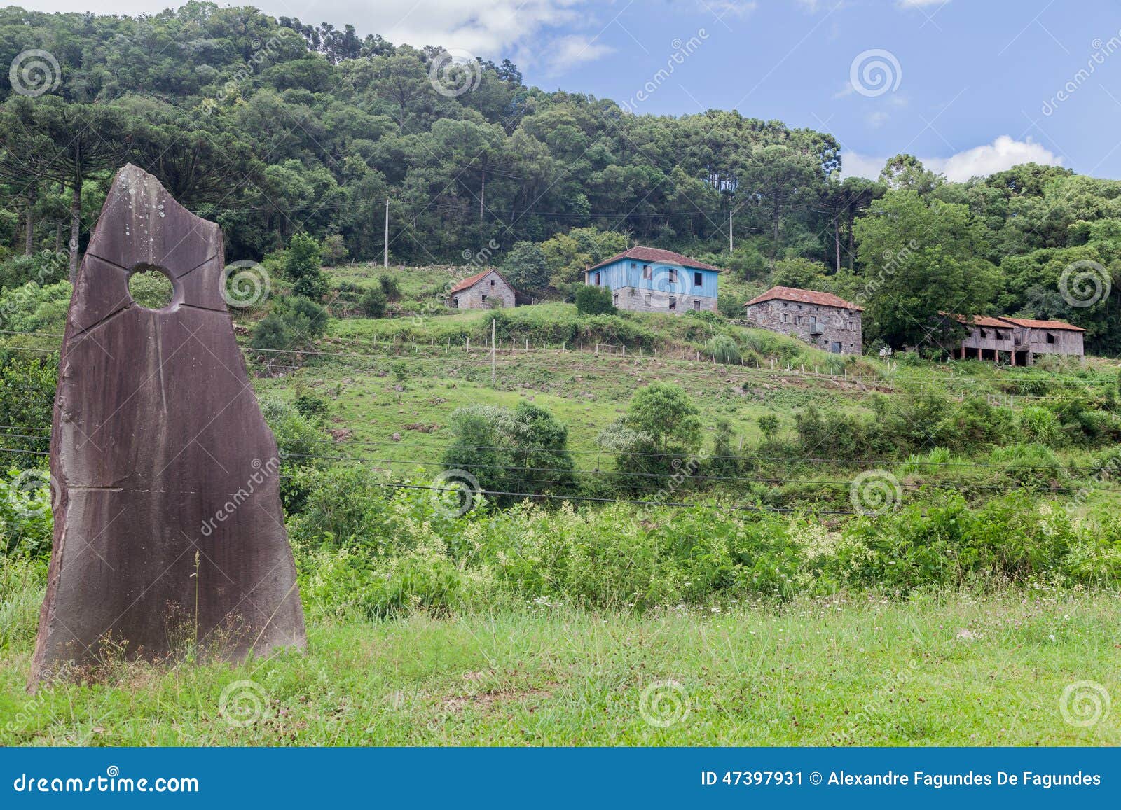 historical houses and landmark caminhos de pedra brazil