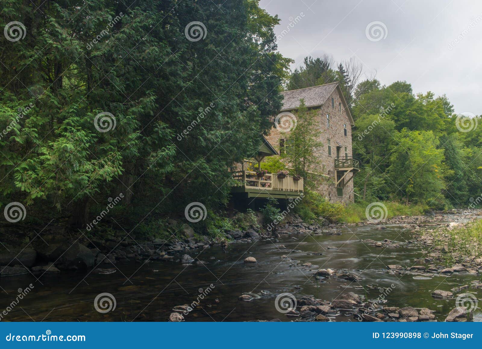 Old Mill on River stock photo. Image of beauty, historical 123990898