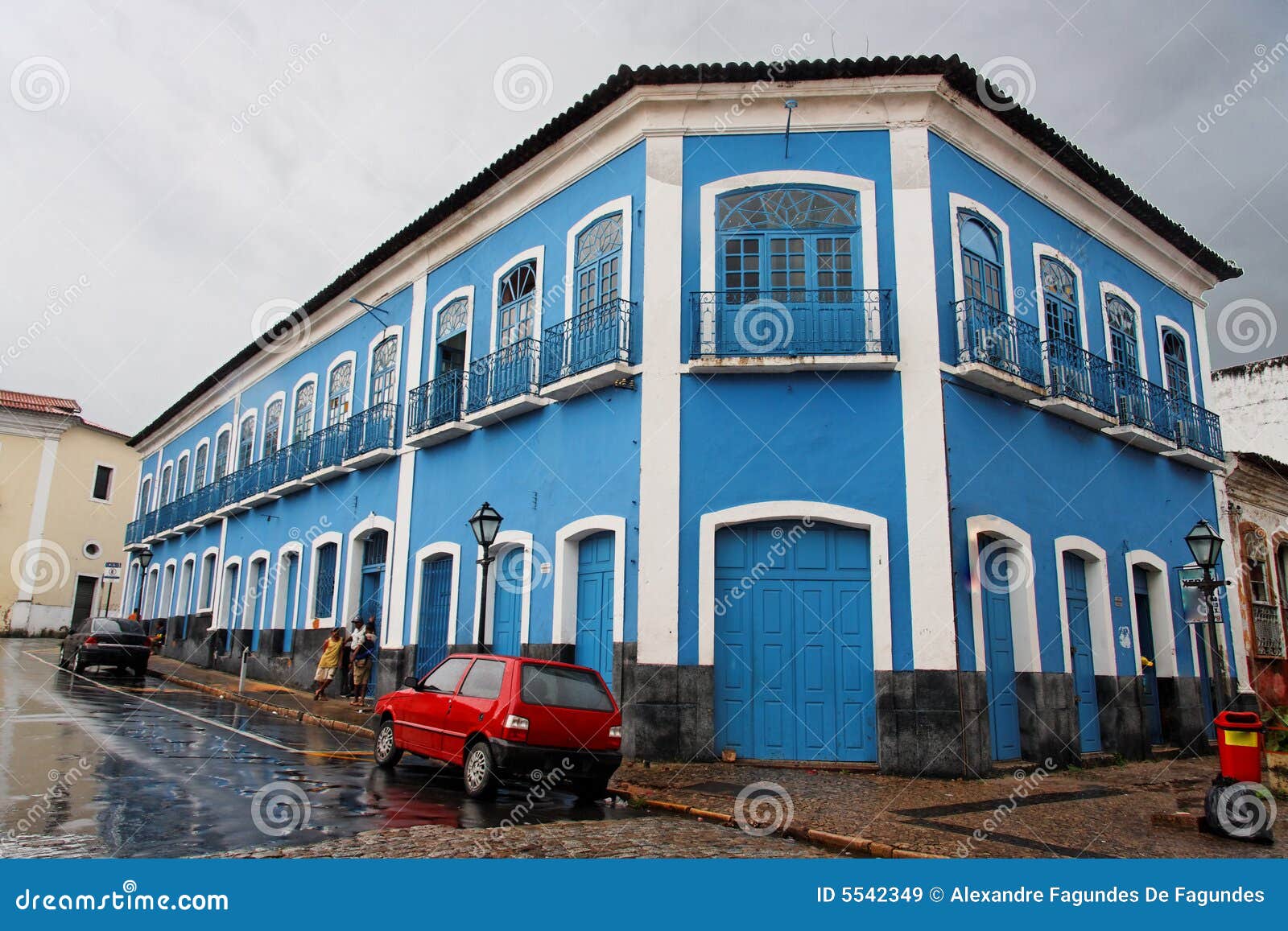 historical street in sao luis do maranhao