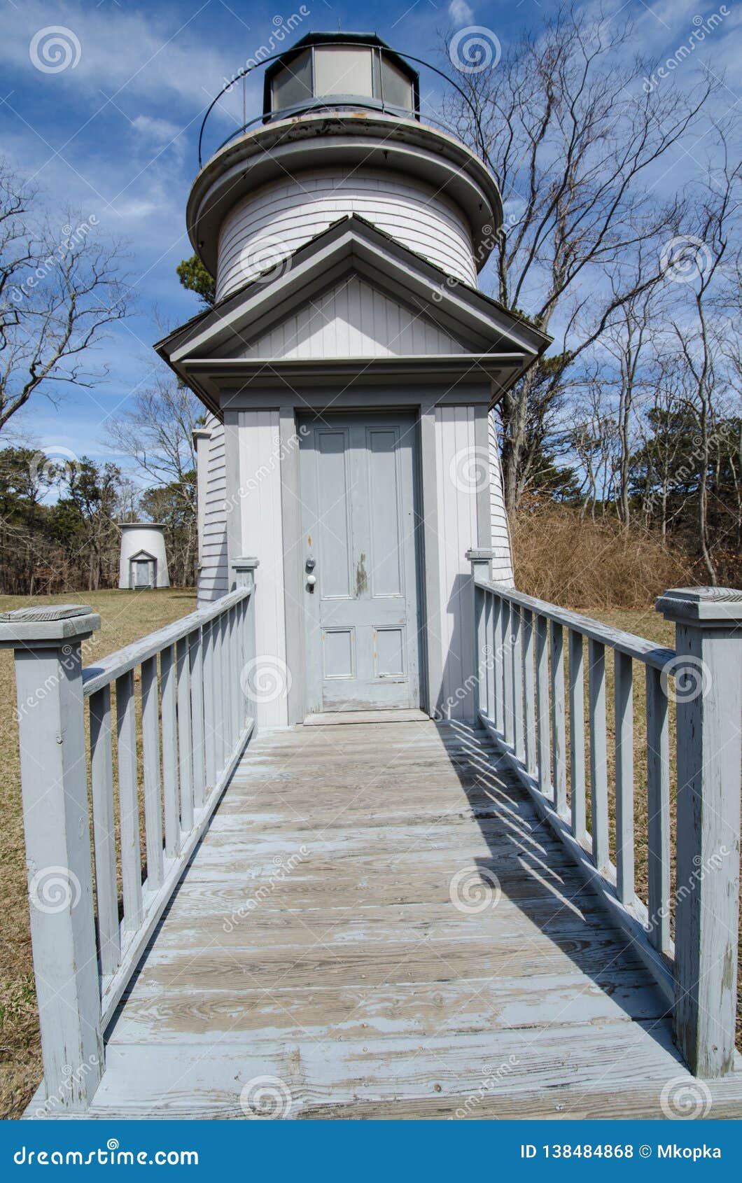 The Historical Three Sisters Lighthouses on Cape Cod Massachusetts