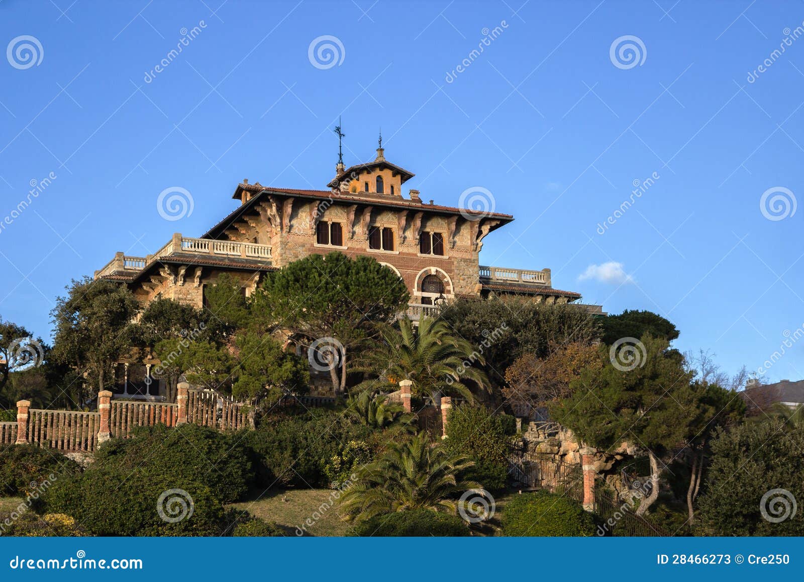 Historical Villa of Genoa, Italy Stock Image Image of mediterranean
