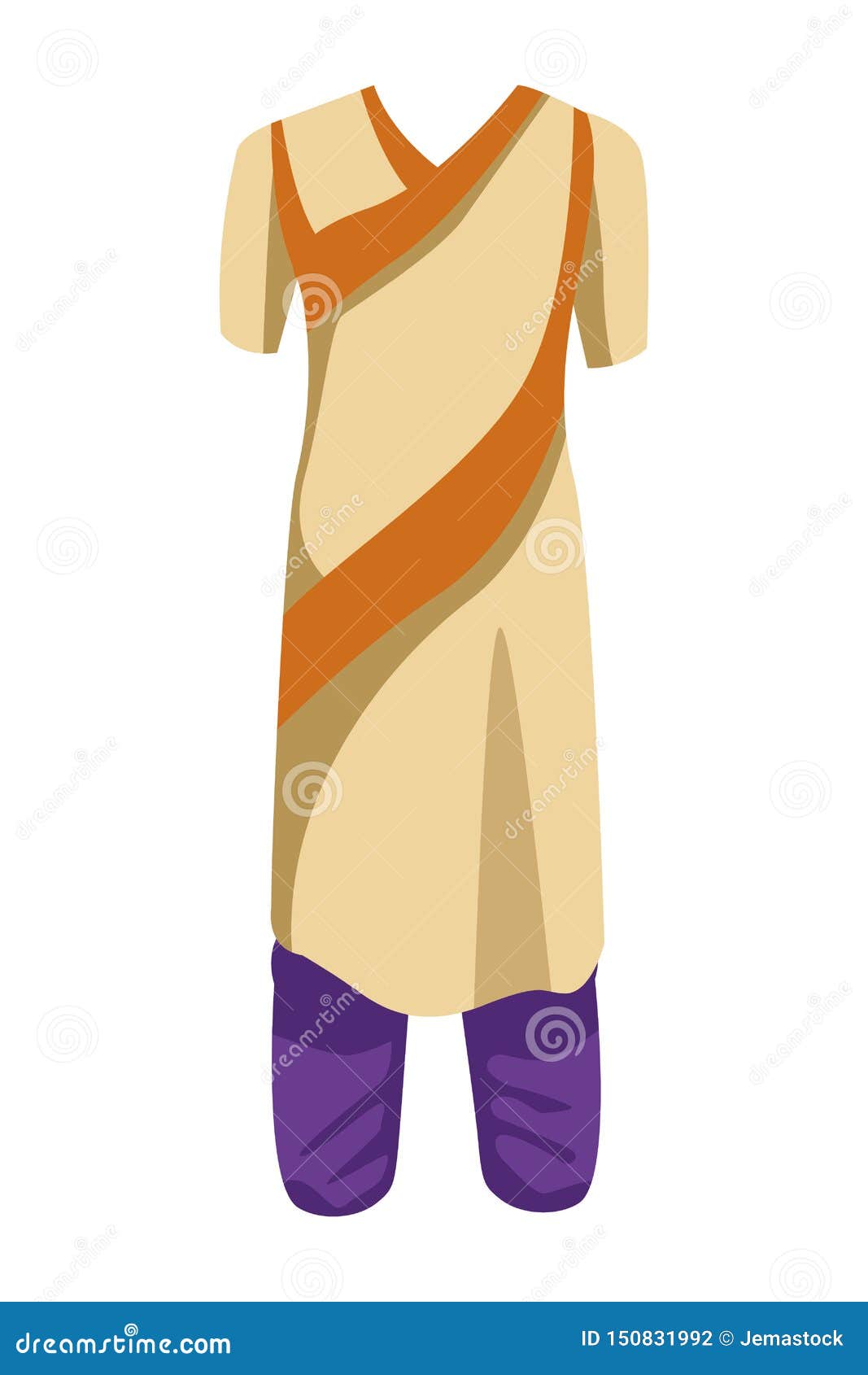 Historieta India Del Icono Del Vestido De Mujer Ilustración del Vector - Ilustración de icono, religioso: 150831992