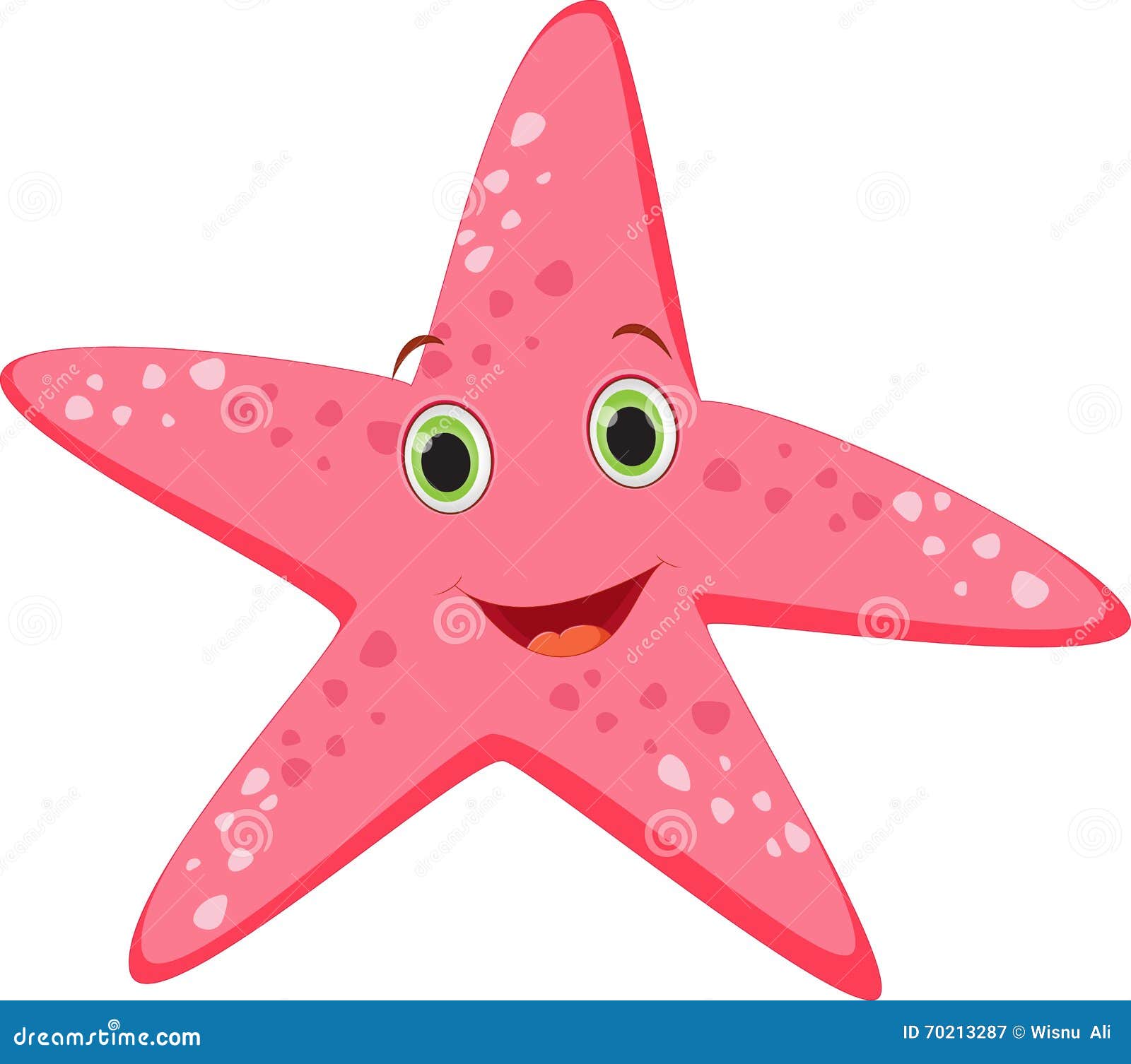 Historieta Linda De Las Estrellas De Mar Ilustración del Vector -  Ilustración de belleza, pescados: 70213287, image size:1600x1506