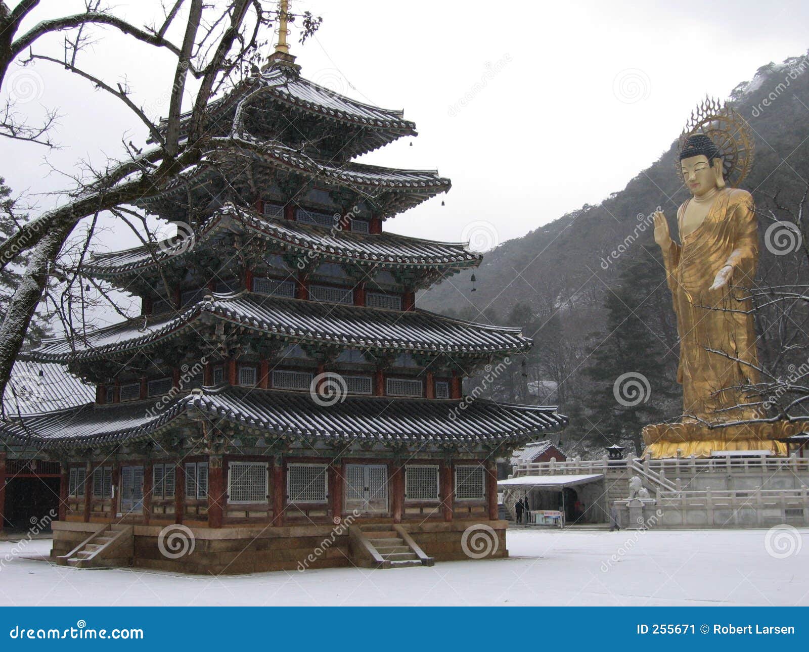 History of Korea stock image. Image of temple, asia, statue 255671