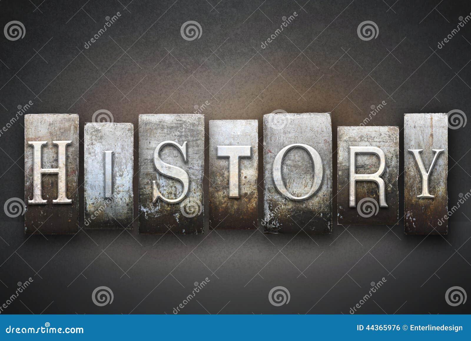 History Letterpress Stock Photo Image 44365976