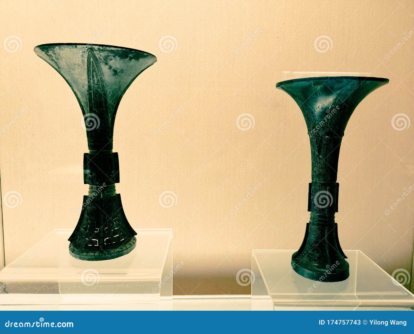 History Museum Exhibition Ancient Container Editorial Stock Photo