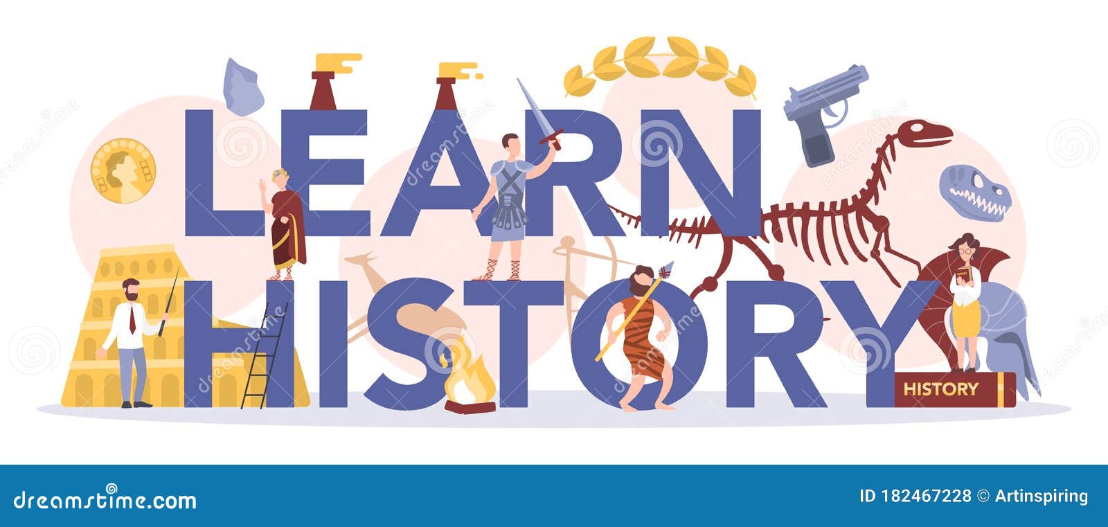 History Typographic Header Concept. History School Subject Stock Vector ... - History Typographic HeaDer Concept School Subject IDea Science EDucation KnowleDge Past Ancient IsolateD Vector 182467228