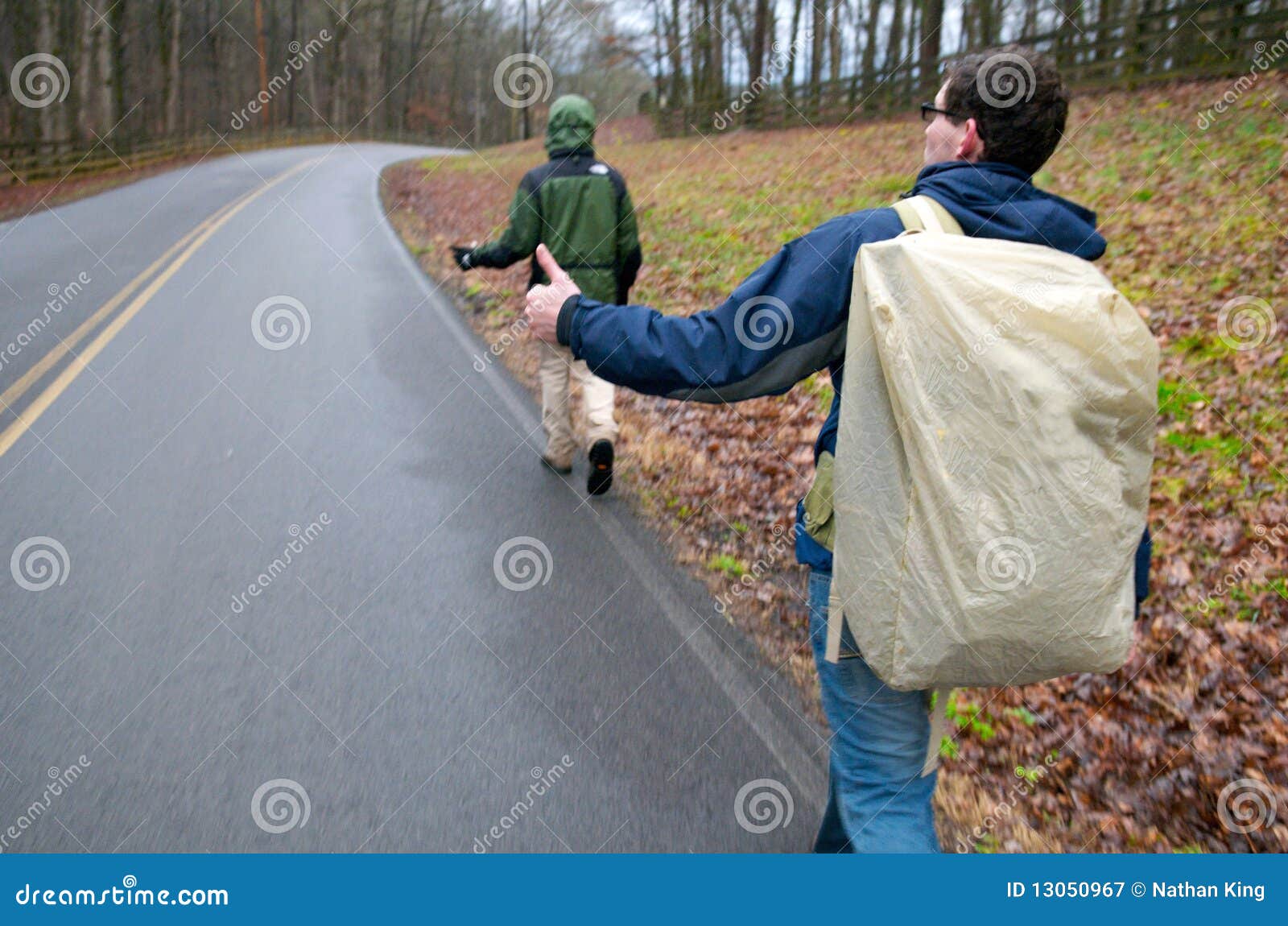 Hitch Hikers stock image. Image of buddy, highway, country 13050967