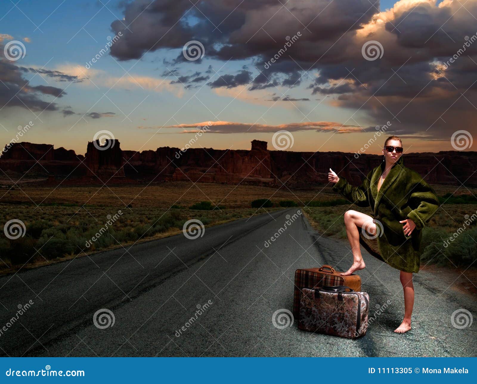 Hitchhiker Royalty Free Stock Photo Image 11113305