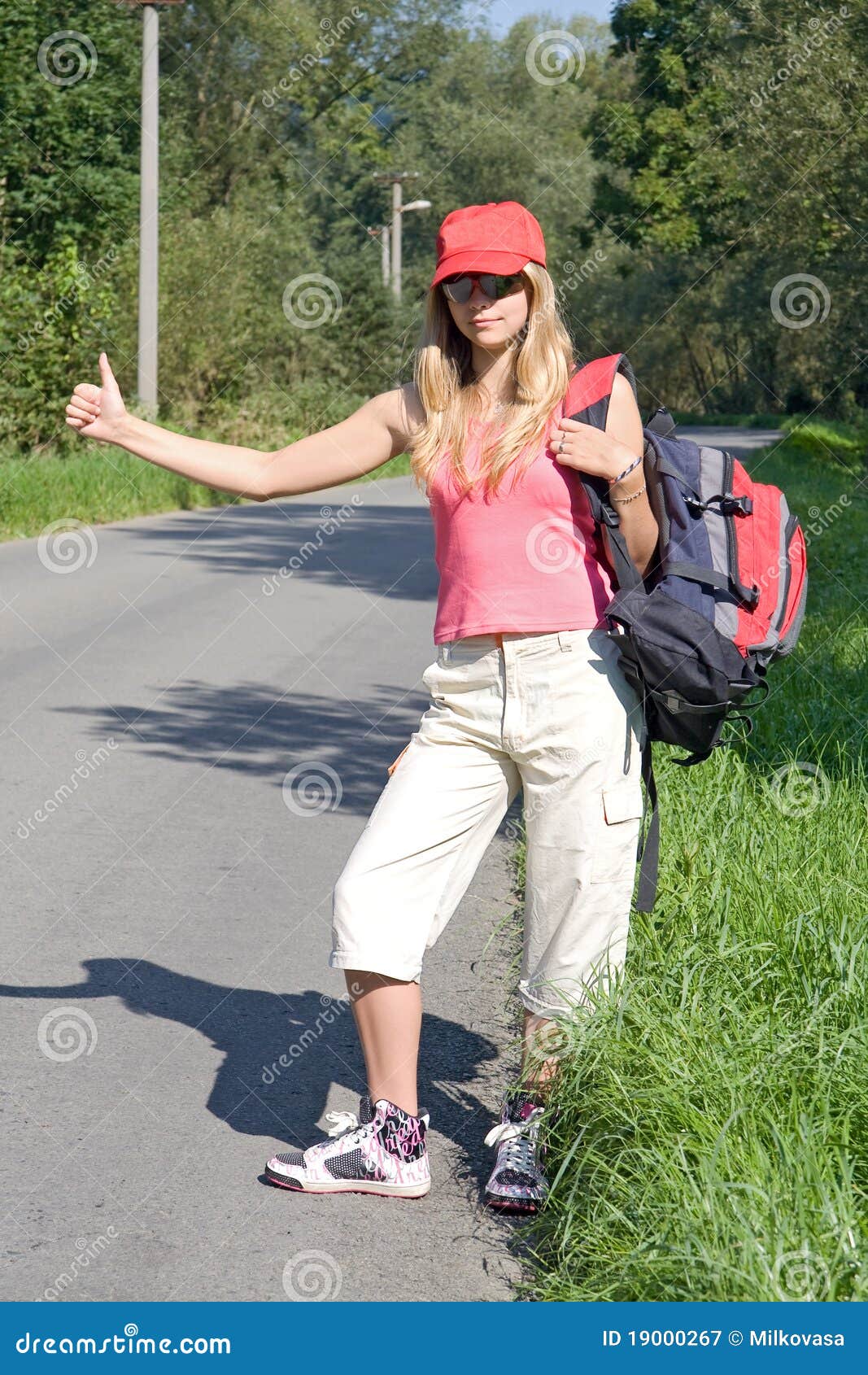 Hitchhiker Stock Image Image Of Adventure Passen
